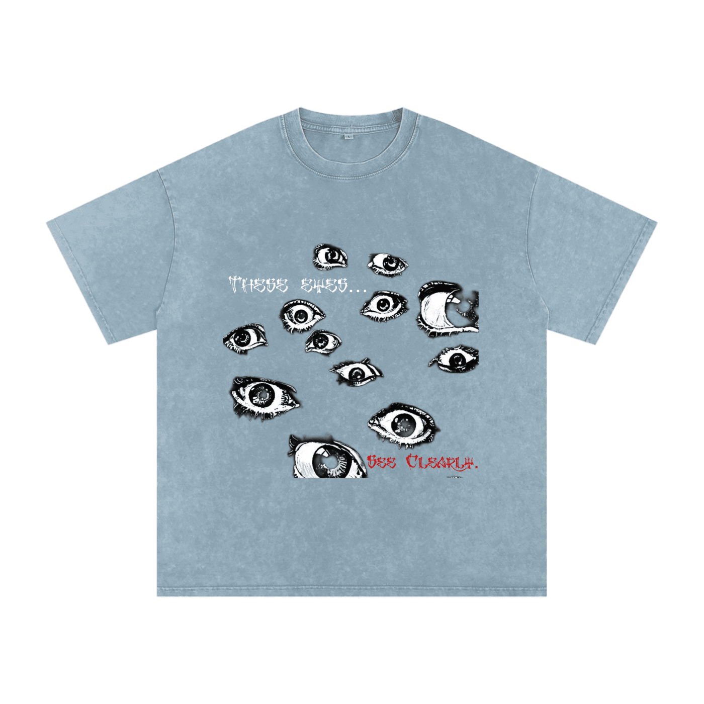 These Eyes Oversized Cotton T-Shirt - The Shadow Archive