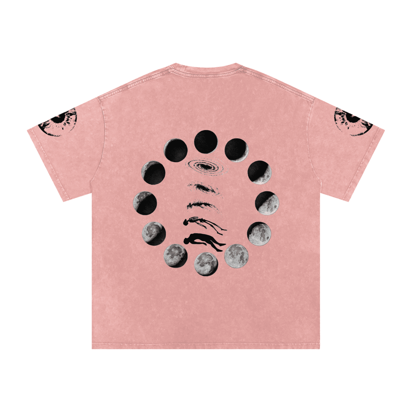 Falling Out Of Space Washed Oversized Cotton T-Shirt - The Shadow Archive