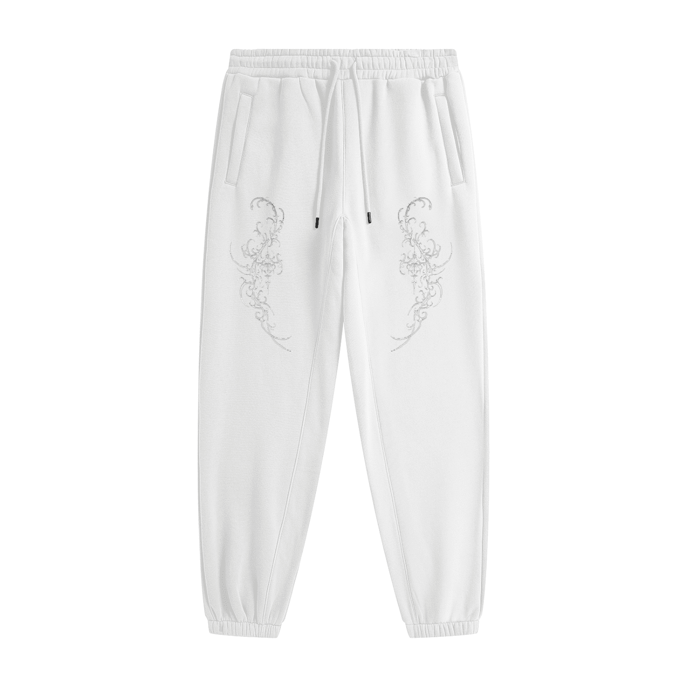 Gothic Fleece Joggers - The Shadow Archive