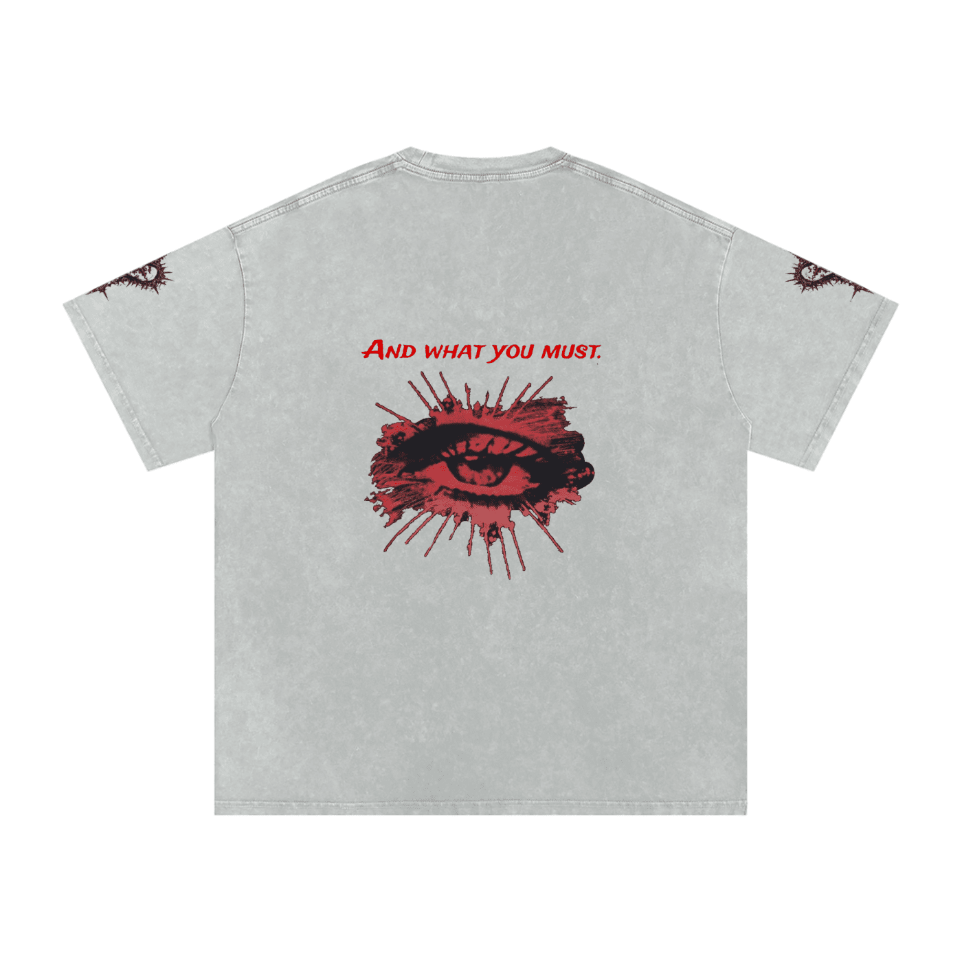 Do As I Say Washed Oversized Cotton T-Shirt - The Shadow Archive