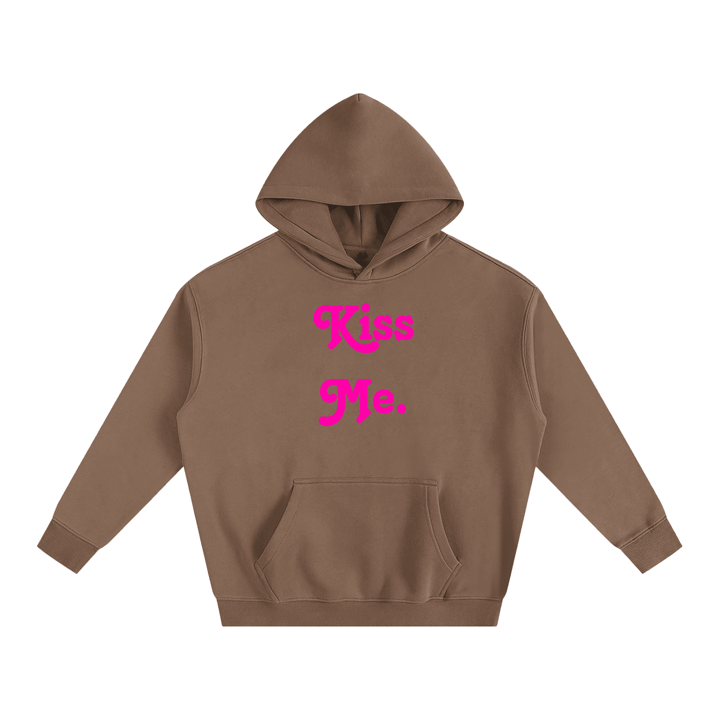Bipolar Kisses Kitty Fleeced Hoodie - The Shadow Archive