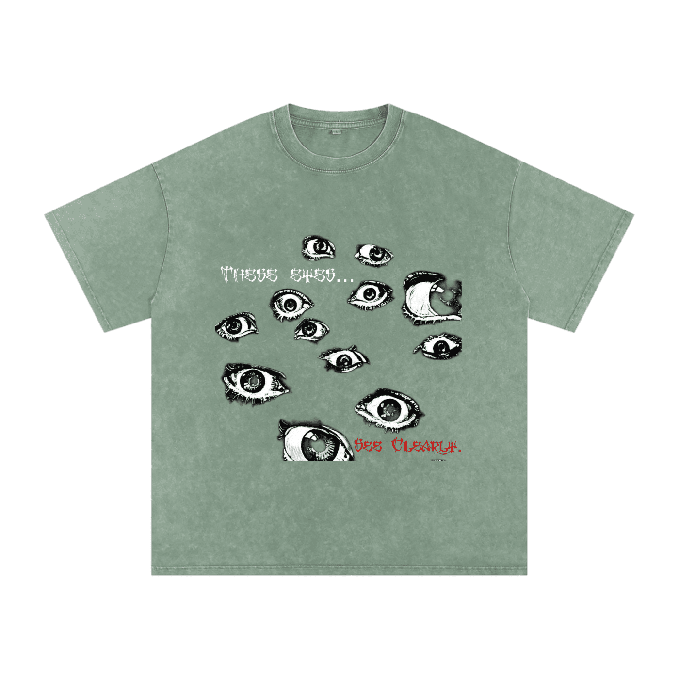 These Eyes Oversized Cotton T-Shirt - The Shadow Archive