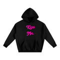 Bipolar Kisses Kitty Fleeced Hoodie - The Shadow Archive