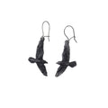 Black Raven Earrings - The Shadow Archive