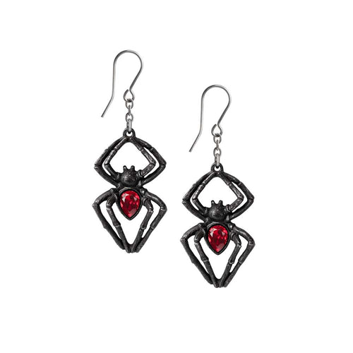 Black Widow Earrings - The Shadow Archive