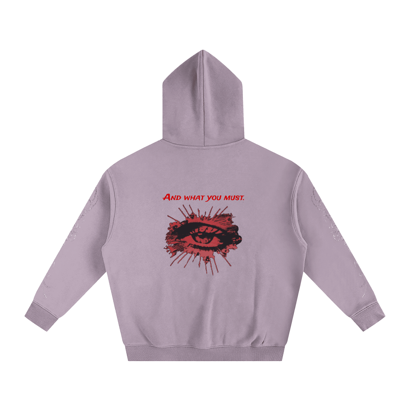 Do As I Say Oversize Fleeced Hoodie - The Shadow Archive