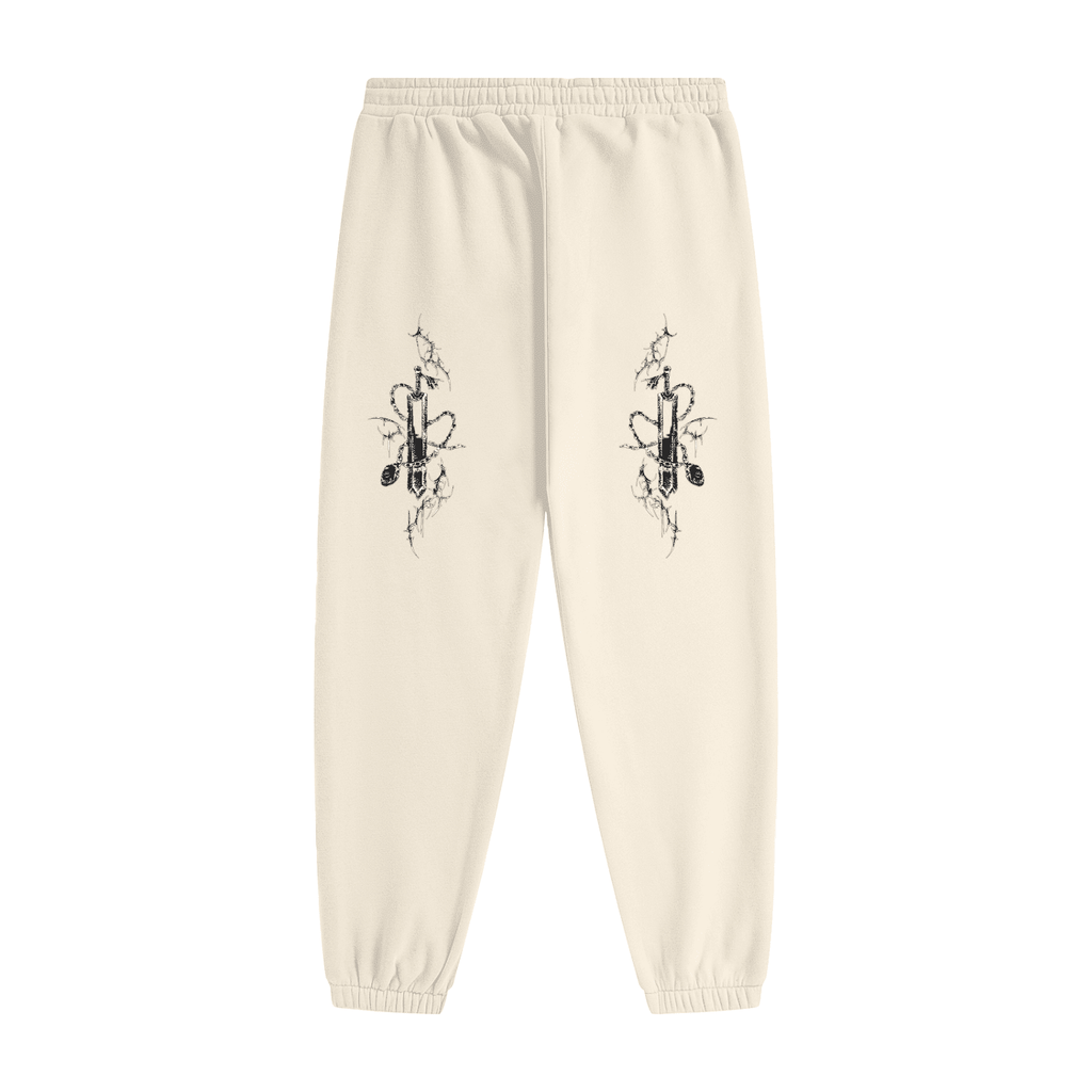 Gothic Fleece Joggers - The Shadow Archive
