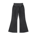 Vintage Washed Flared Fleece Pants - The Shadow Archive