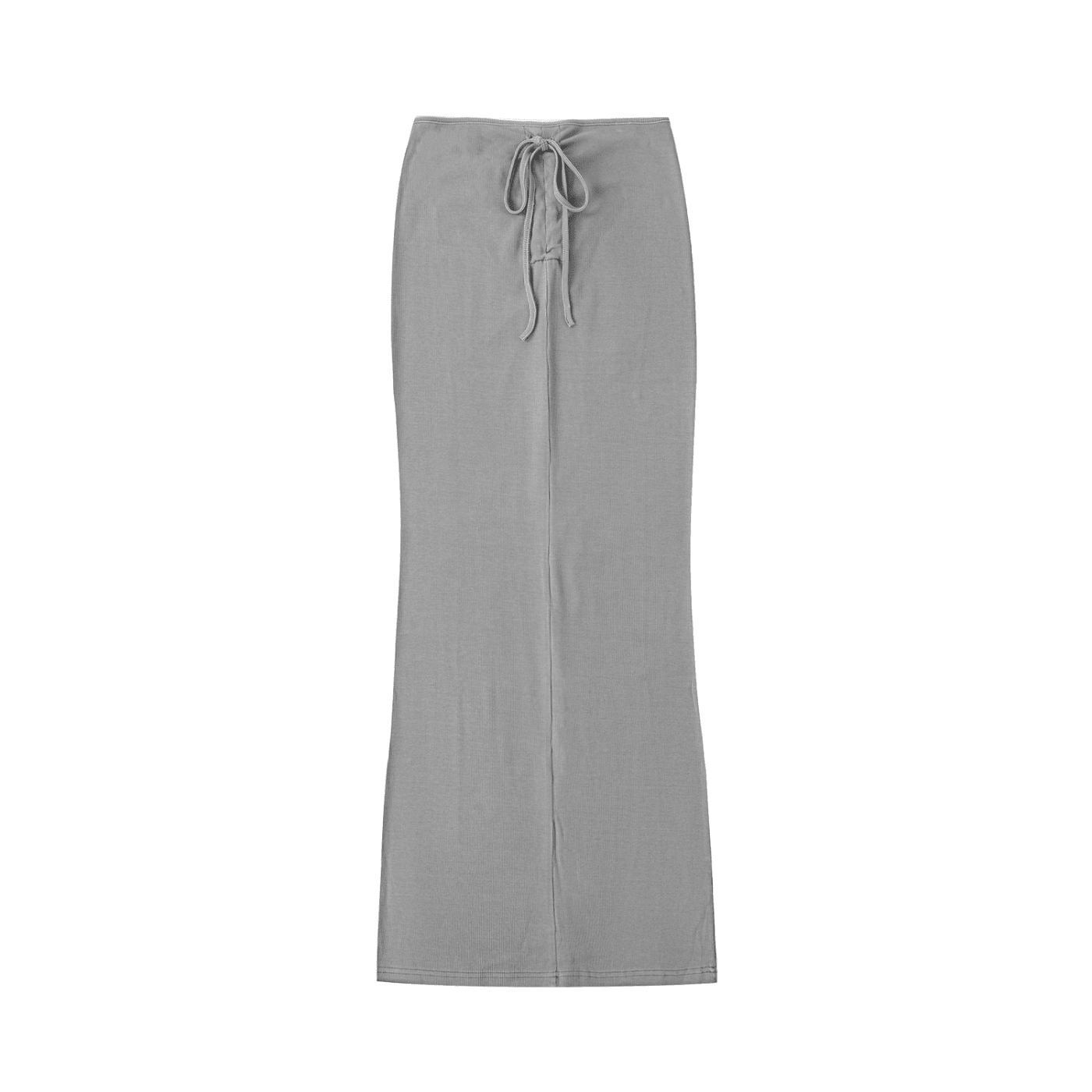 Dyed Washed Drawstring Maxi Skirt - The Shadow Archive
