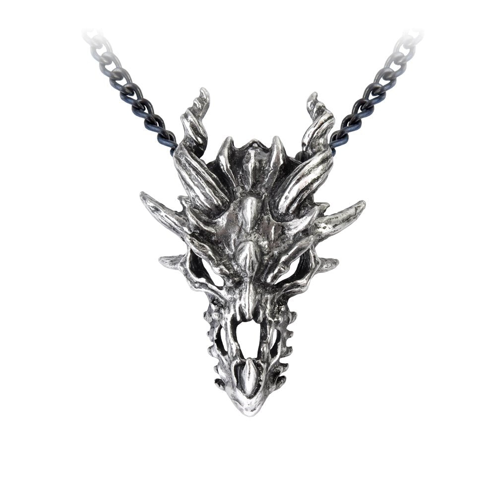 Dragon Skull Pendant - The Shadow Archive