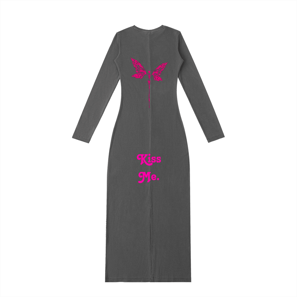 Odd Queen Slit Maxi Dress - The Shadow Archive