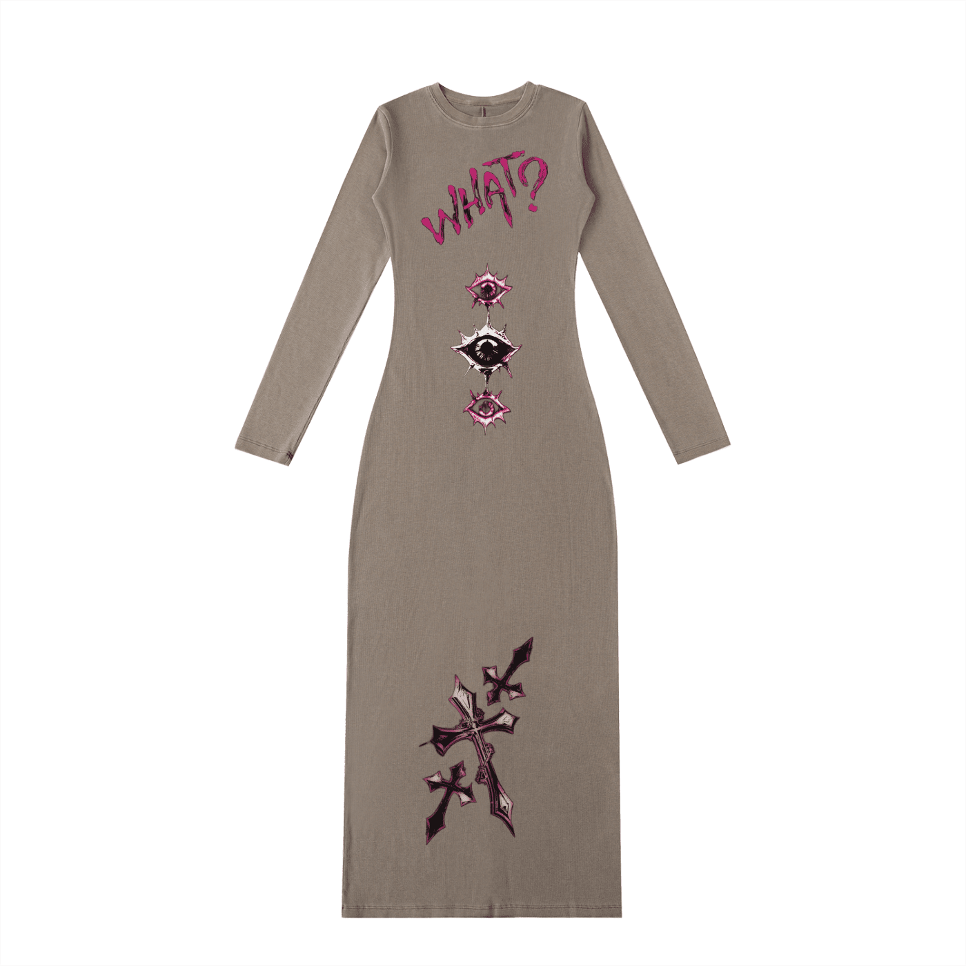 Odd Queen Slit Maxi Dress - The Shadow Archive