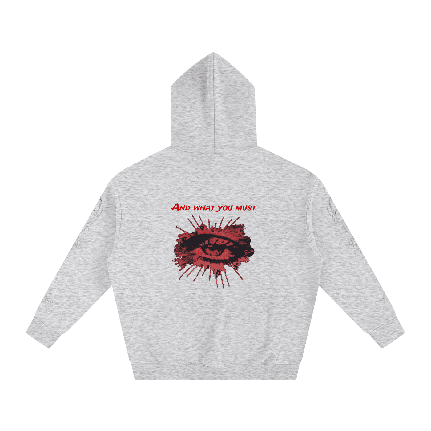 Do As I Say Oversize Fleeced Hoodie - The Shadow Archive