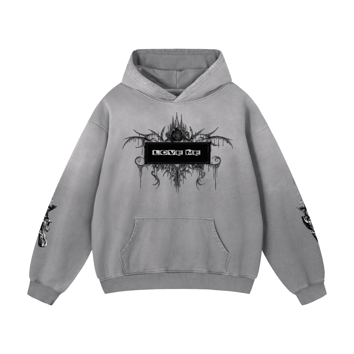 Love Me Sunfade Oversized Hoodie - The Shadow Archive
