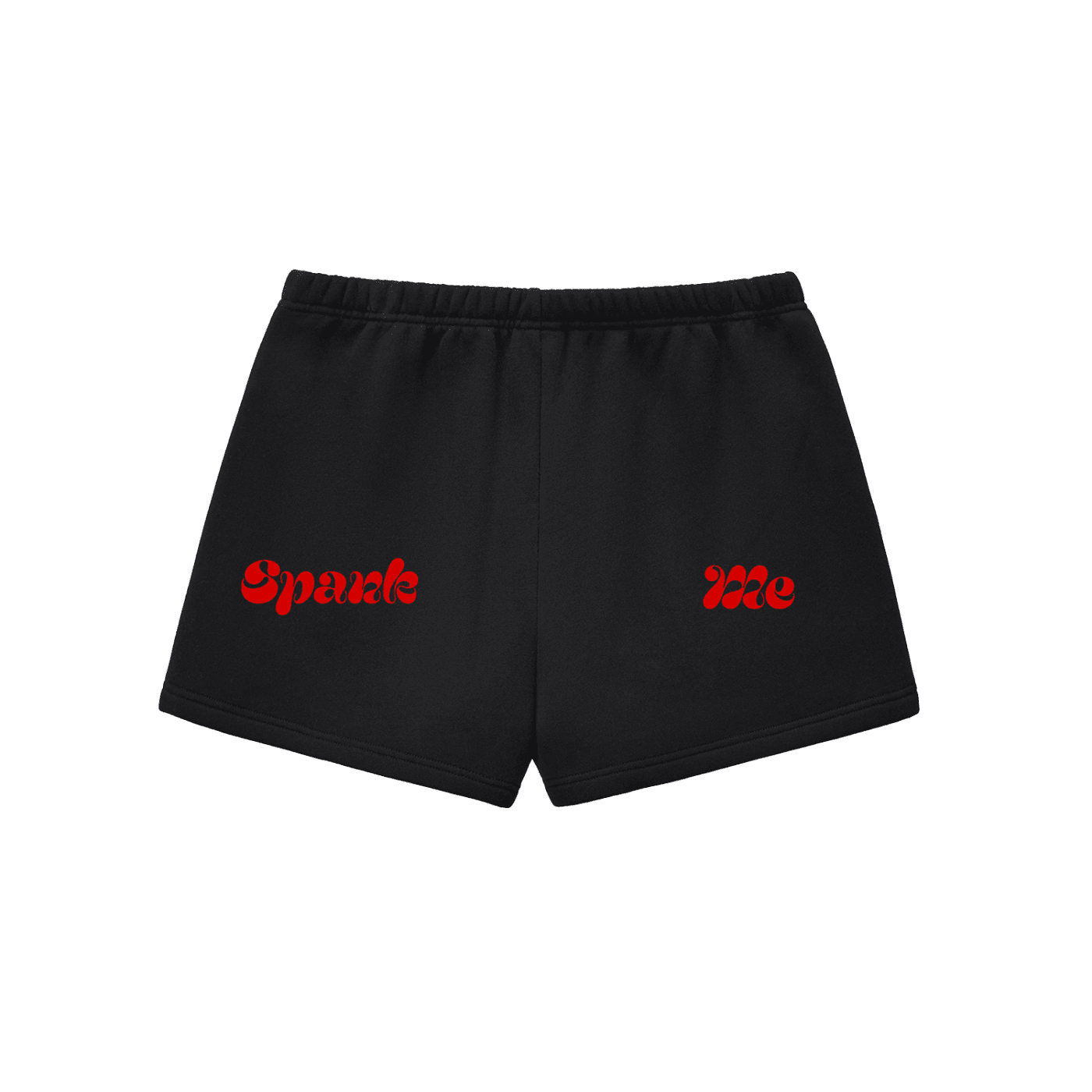 Spank Me Fleece Drawstring Sweatshorts - The Shadow Archive