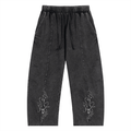 Regal Wash Drawstring Cotton Pants - The Shadow Archive