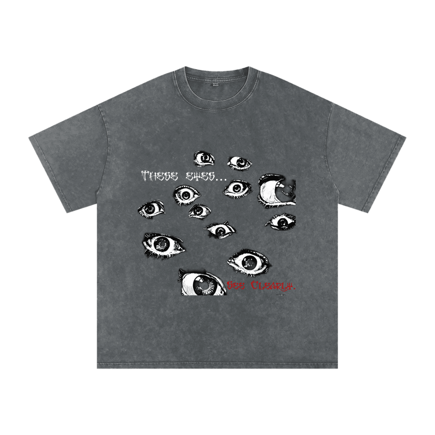 These Eyes Oversized Cotton T-Shirt - The Shadow Archive