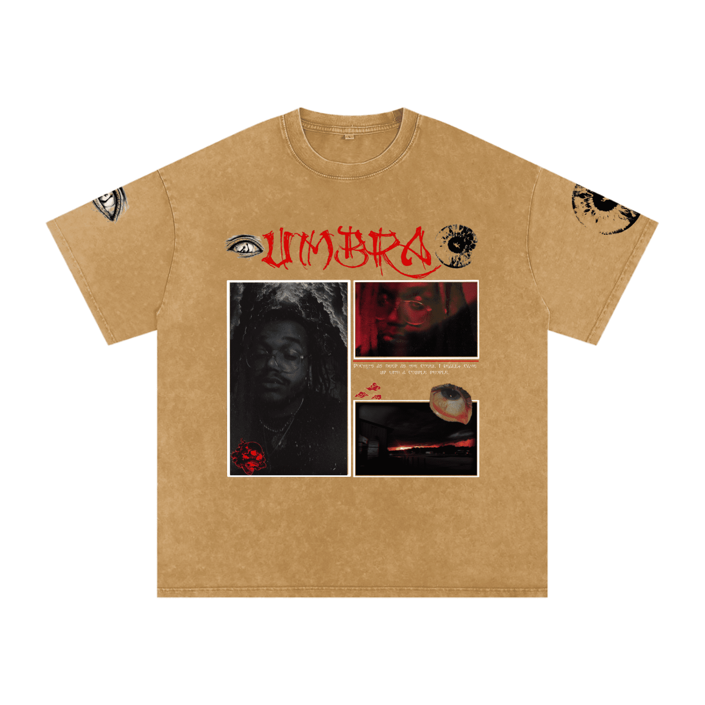 Umbra Washed Oversized Cotton T-Shirt - The Shadow Archive