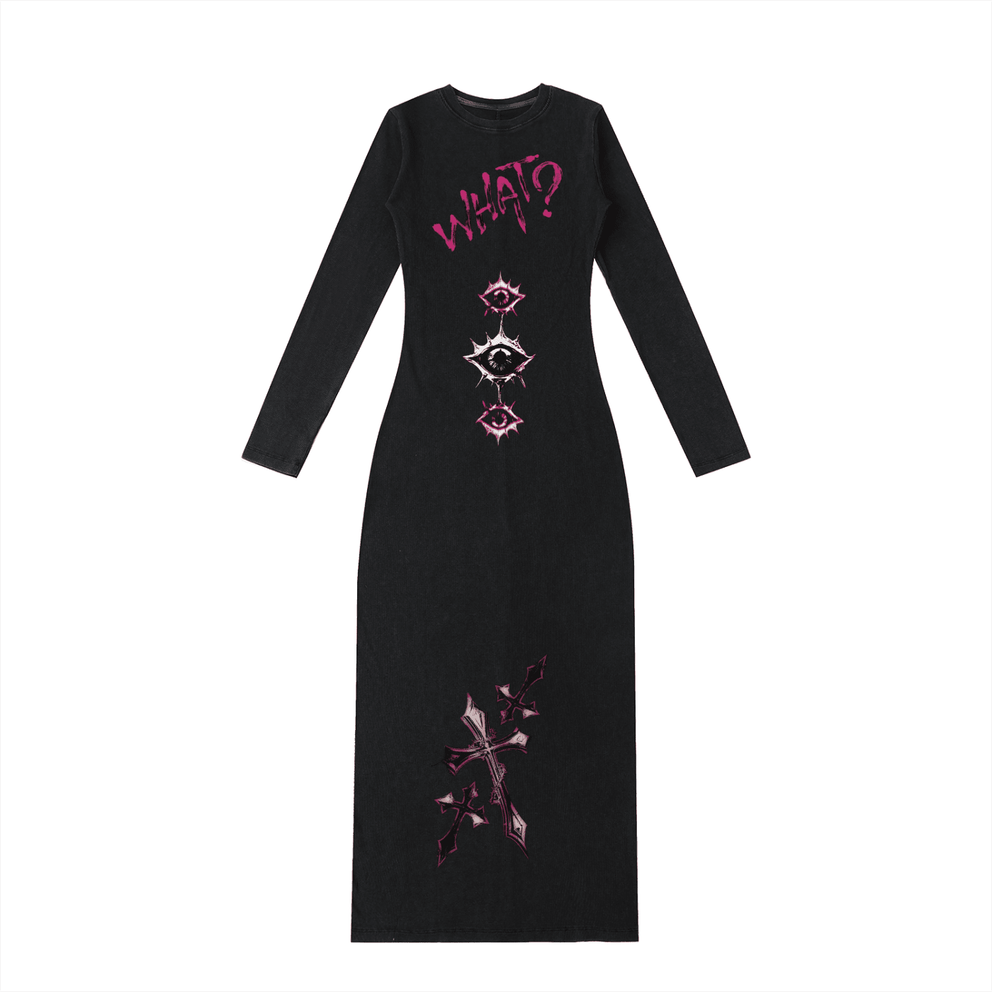 Odd Queen Slit Maxi Dress - The Shadow Archive