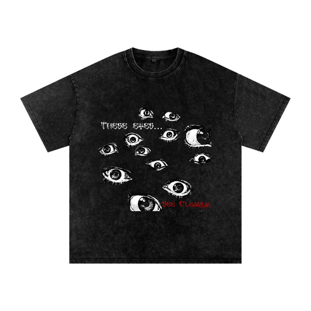 These Eyes Oversized Cotton T-Shirt - The Shadow Archive