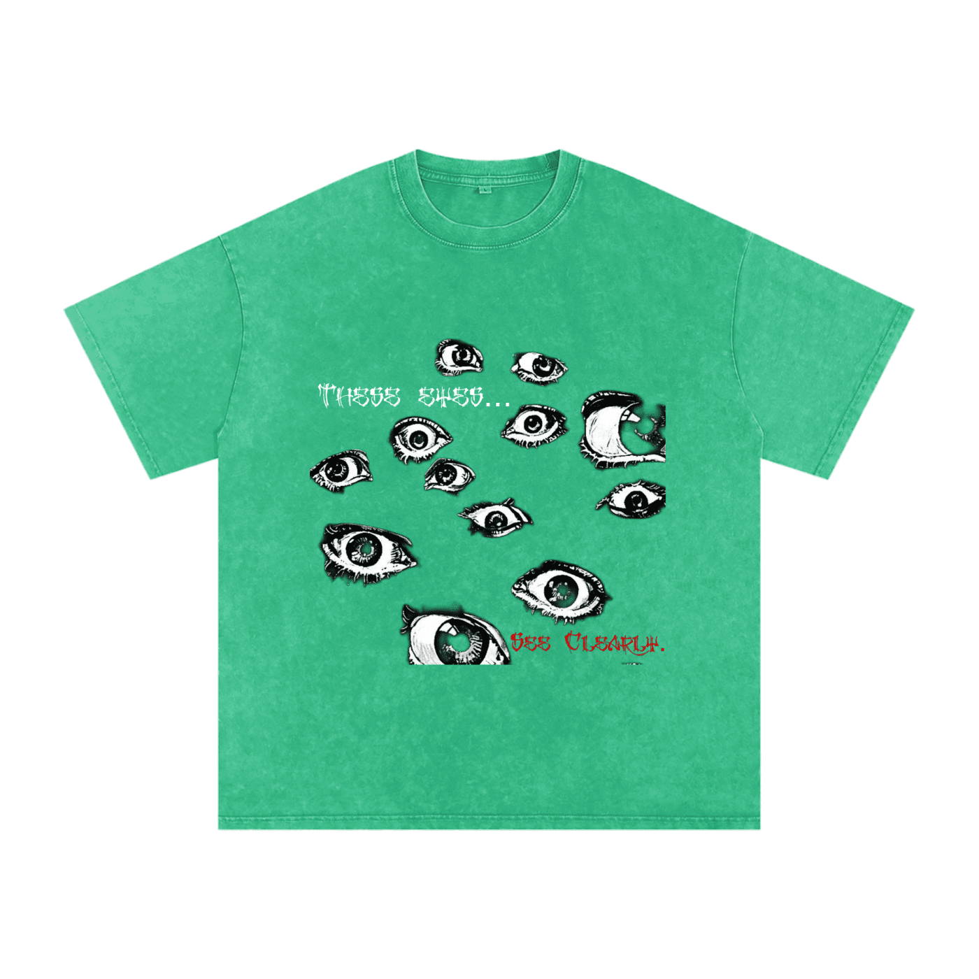 These Eyes Oversized Cotton T-Shirt - The Shadow Archive