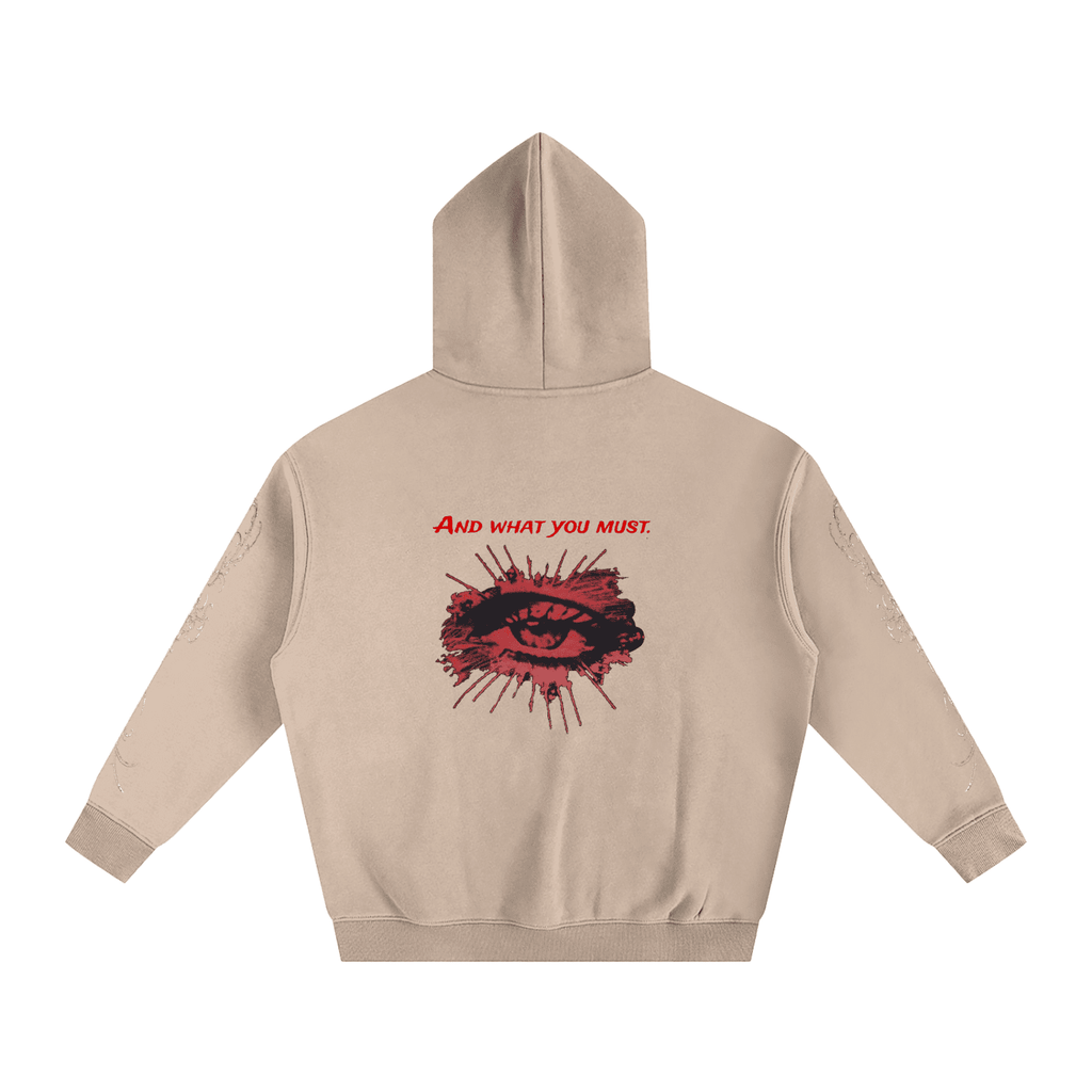 Do As I Say Oversize Fleeced Hoodie - The Shadow Archive