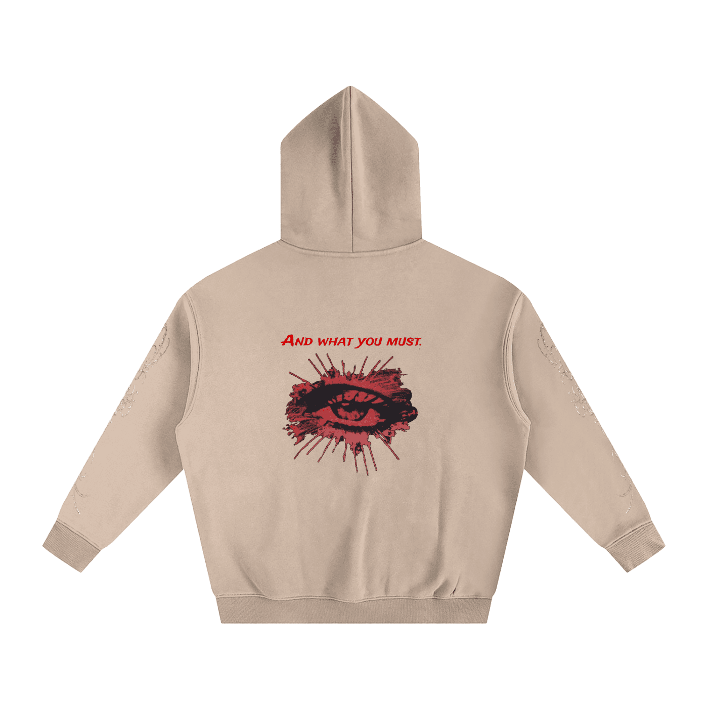 Do As I Say Oversize Fleeced Hoodie - The Shadow Archive