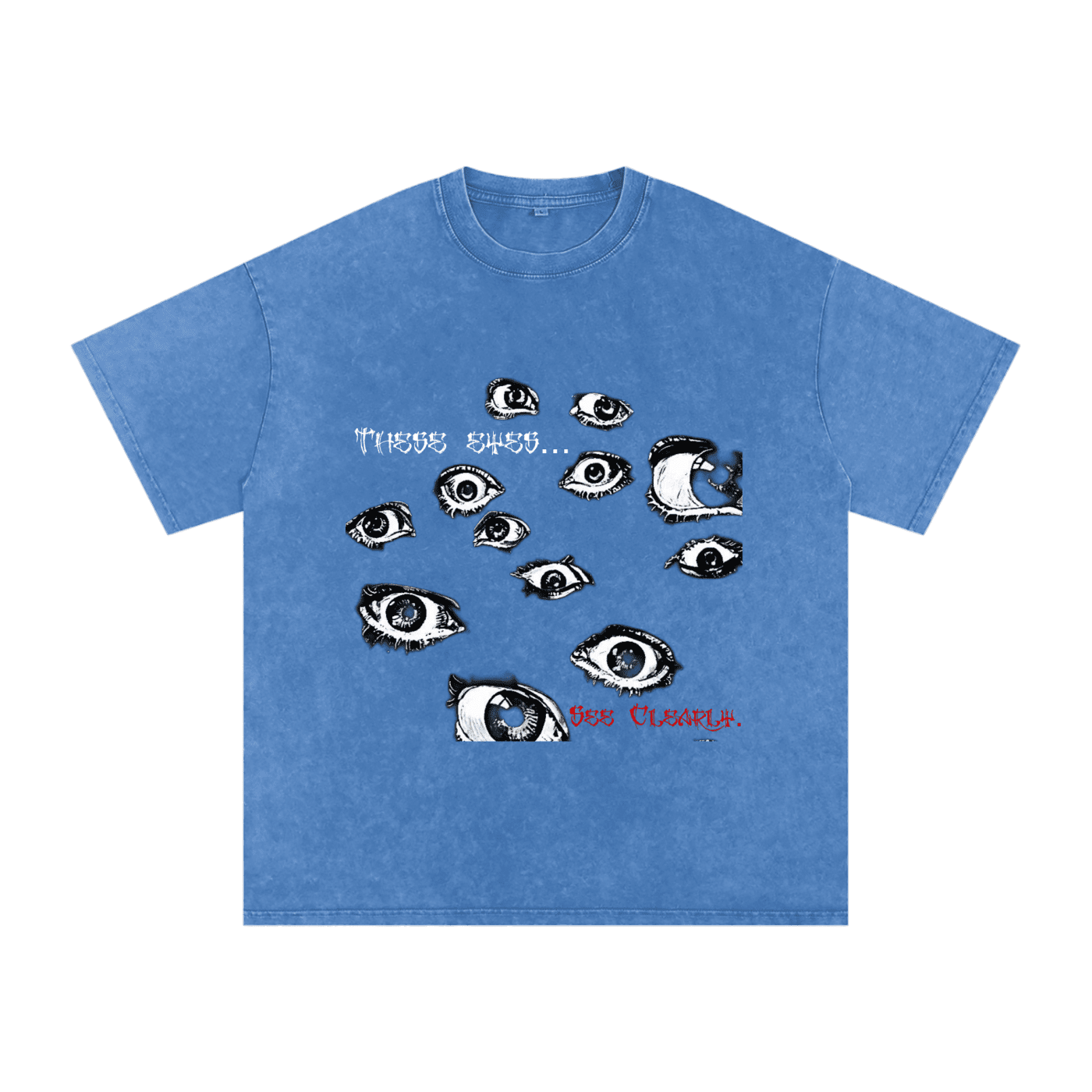 These Eyes Oversized Cotton T-Shirt - The Shadow Archive