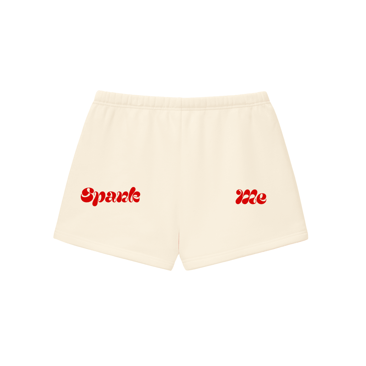 Spank Me Fleece Drawstring Sweatshorts - The Shadow Archive