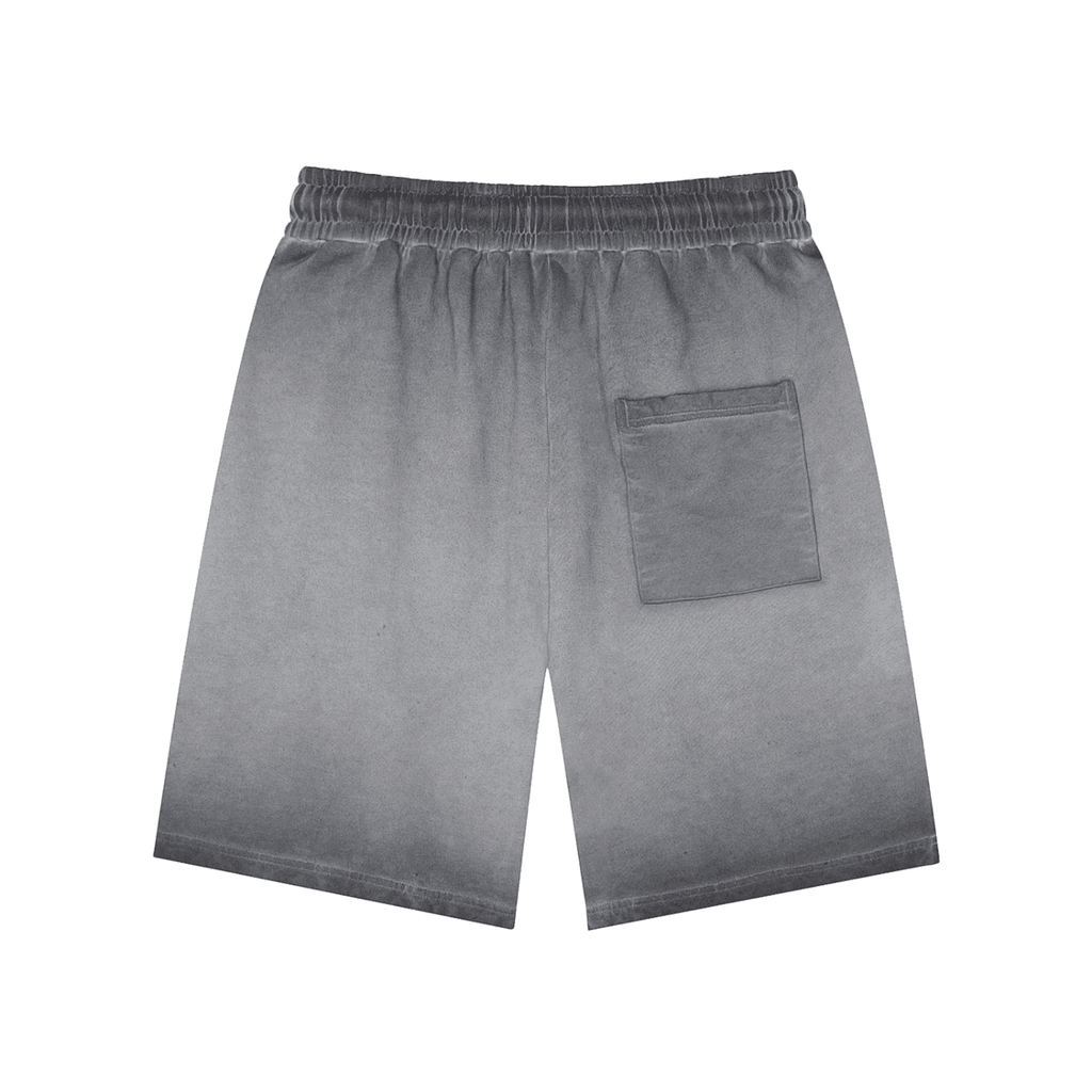 Eyes Reverse Dyed Sweatshorts - The Shadow Archive