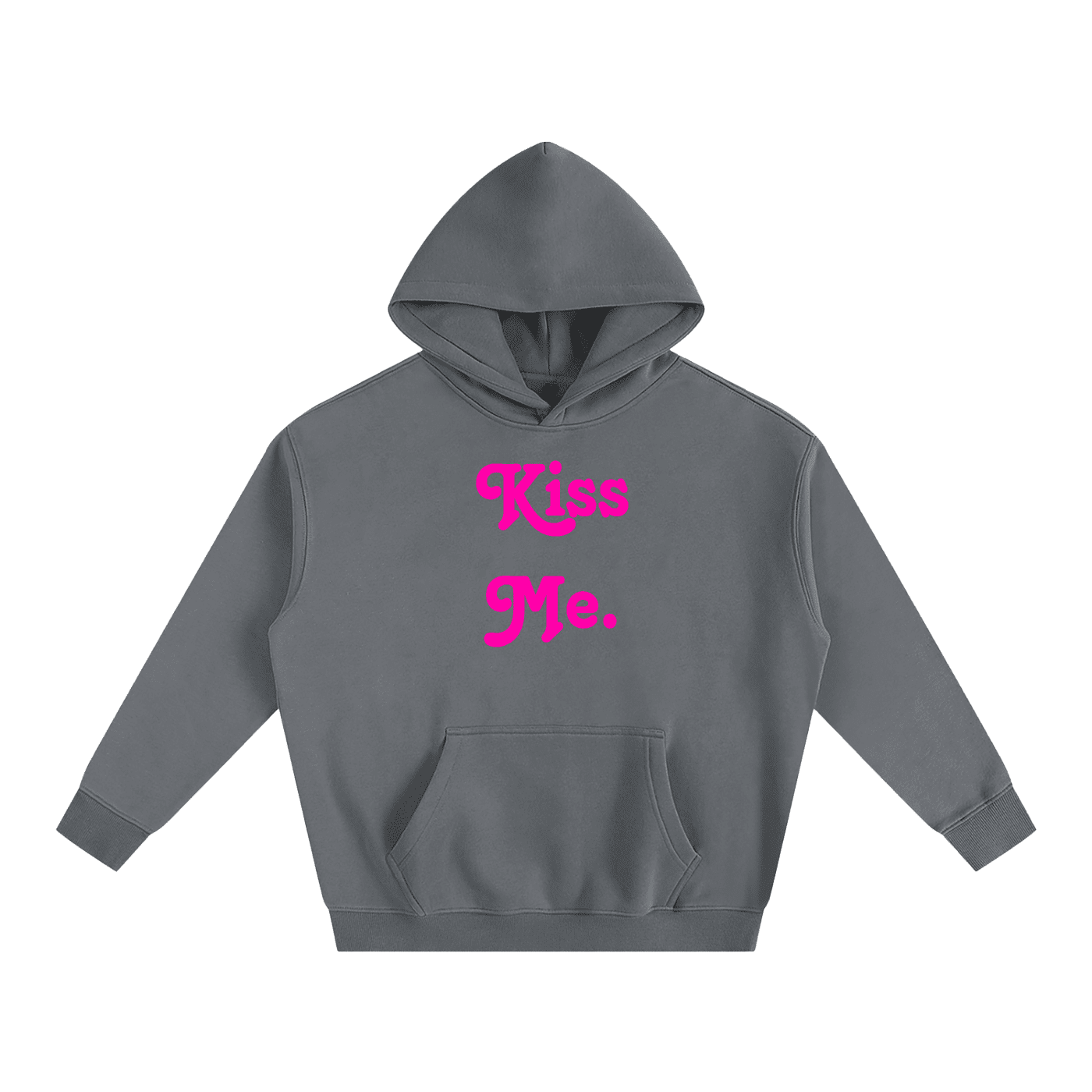 Bipolar Kisses Kitty Fleeced Hoodie - The Shadow Archive