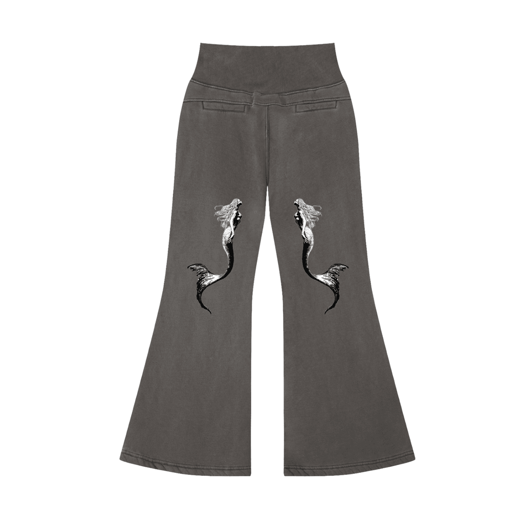 Gothic Princess Flared Fleece Pants - The Shadow Archive