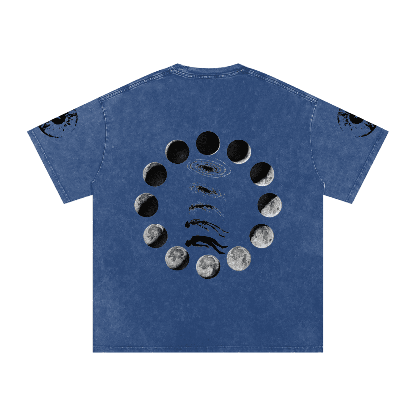 Falling Out Of Space Washed Oversized Cotton T-Shirt - The Shadow Archive