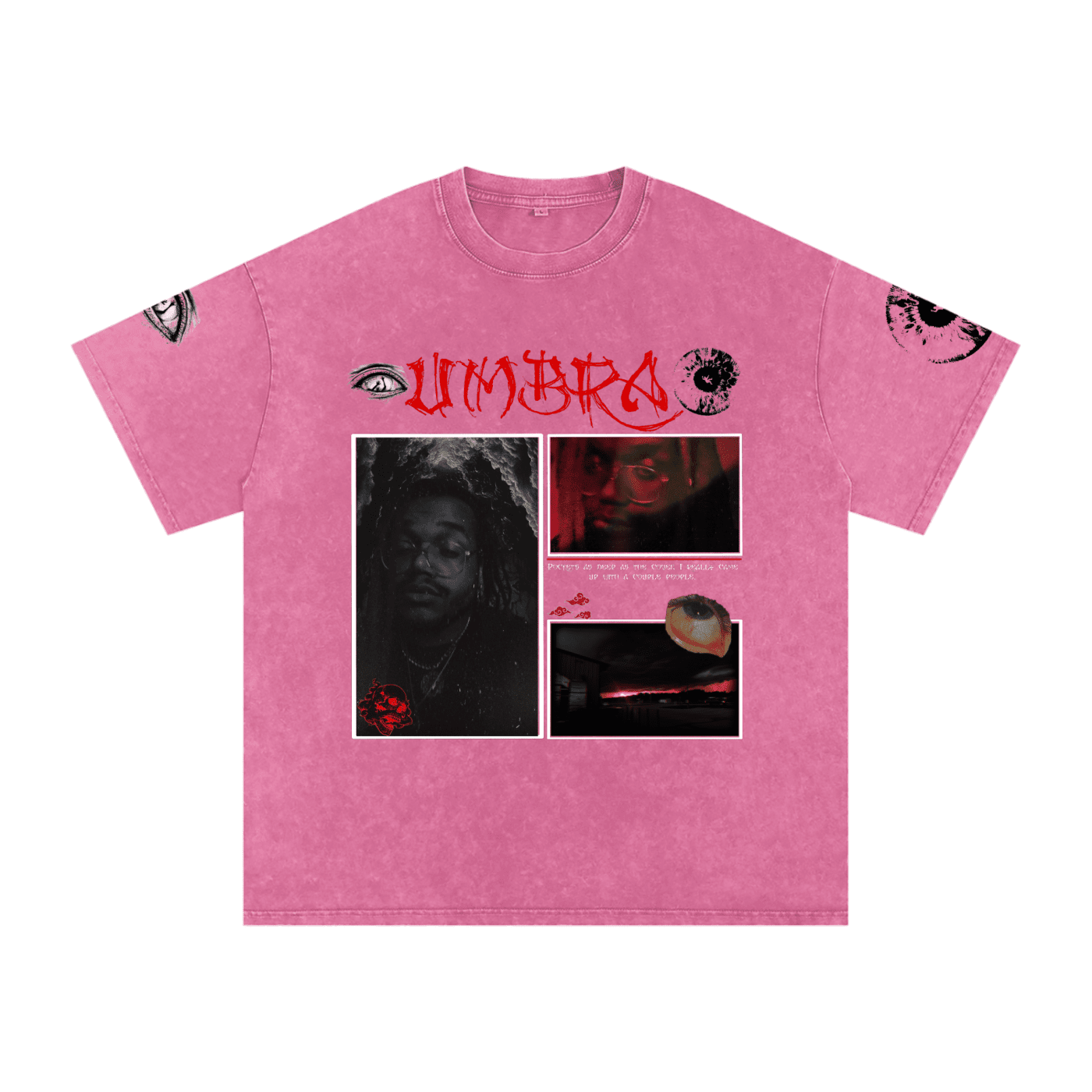 Umbra Washed Oversized Cotton T-Shirt - The Shadow Archive