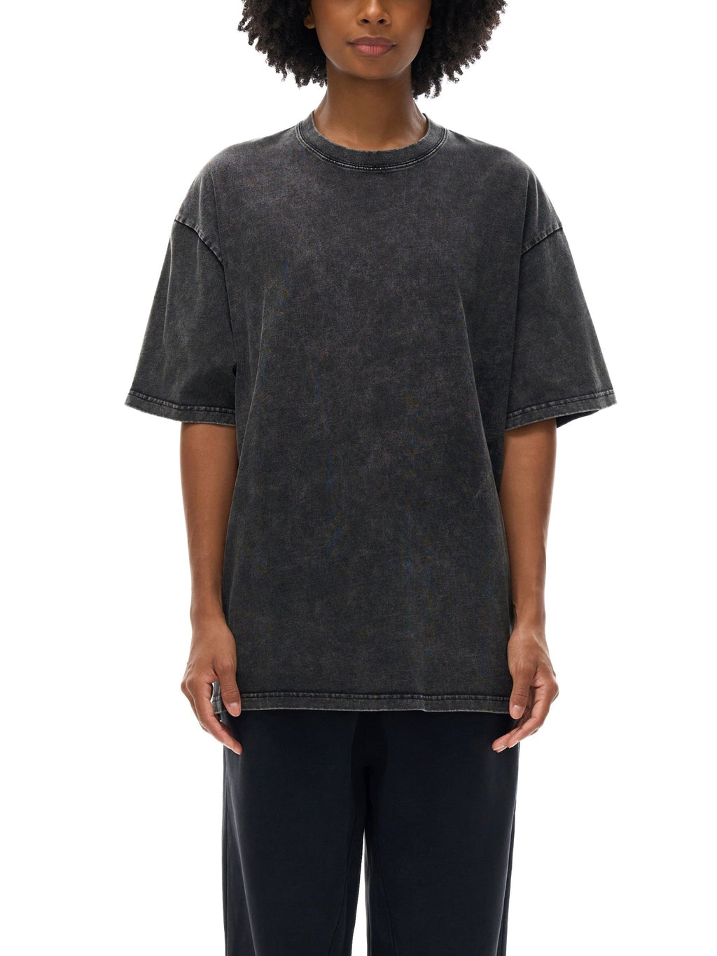 Falling Out Of Space Washed Oversized Cotton T-Shirt - The Shadow Archive