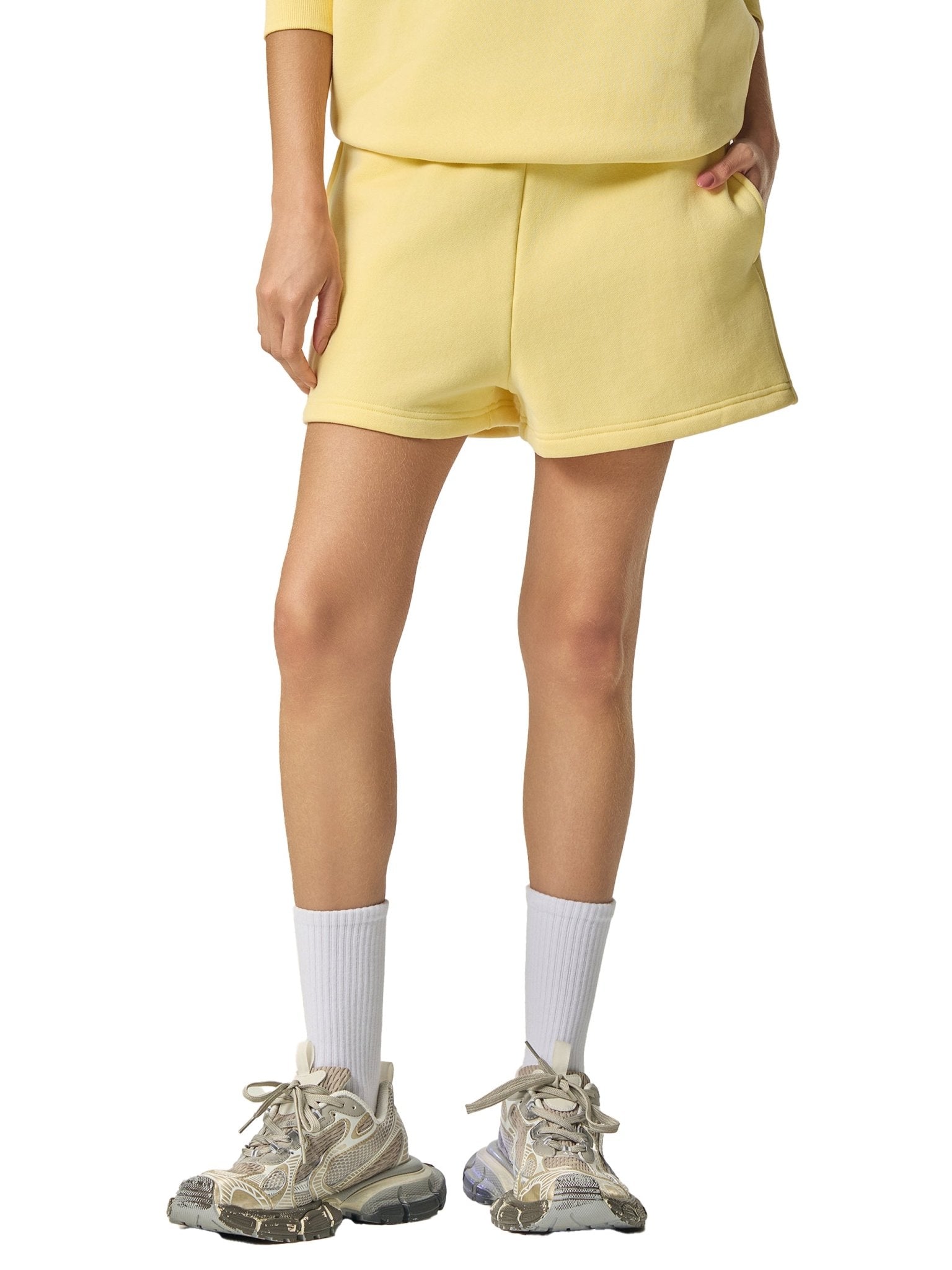 Spank Me Fleece Drawstring Sweatshorts - The Shadow Archive