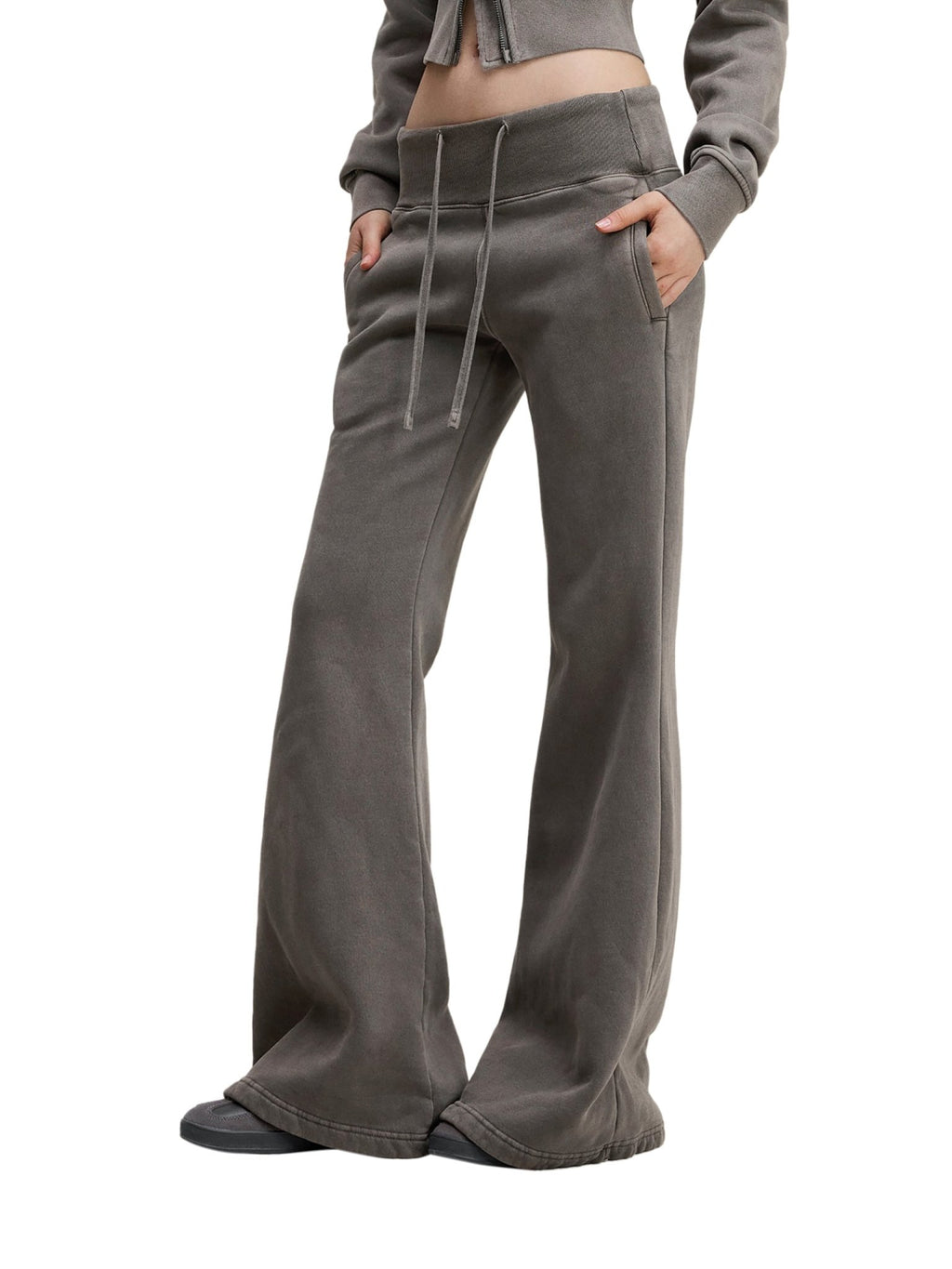 Punk Kitty Flared Fleece Pants - The Shadow Archive