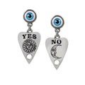 Ouija Planchette Dropper Earrings - The Shadow Archive