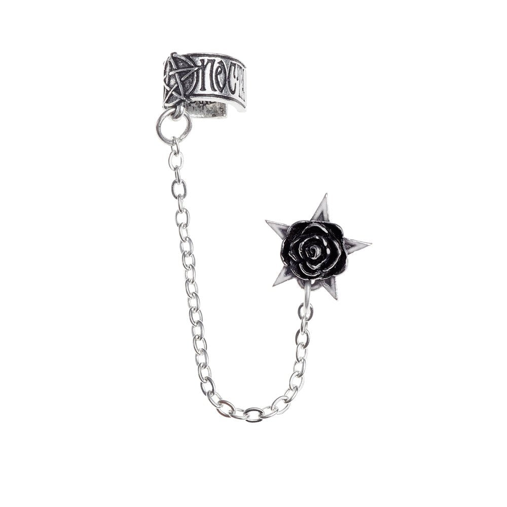 Rosa Nocta Earcuff Earring - The Shadow Archive
