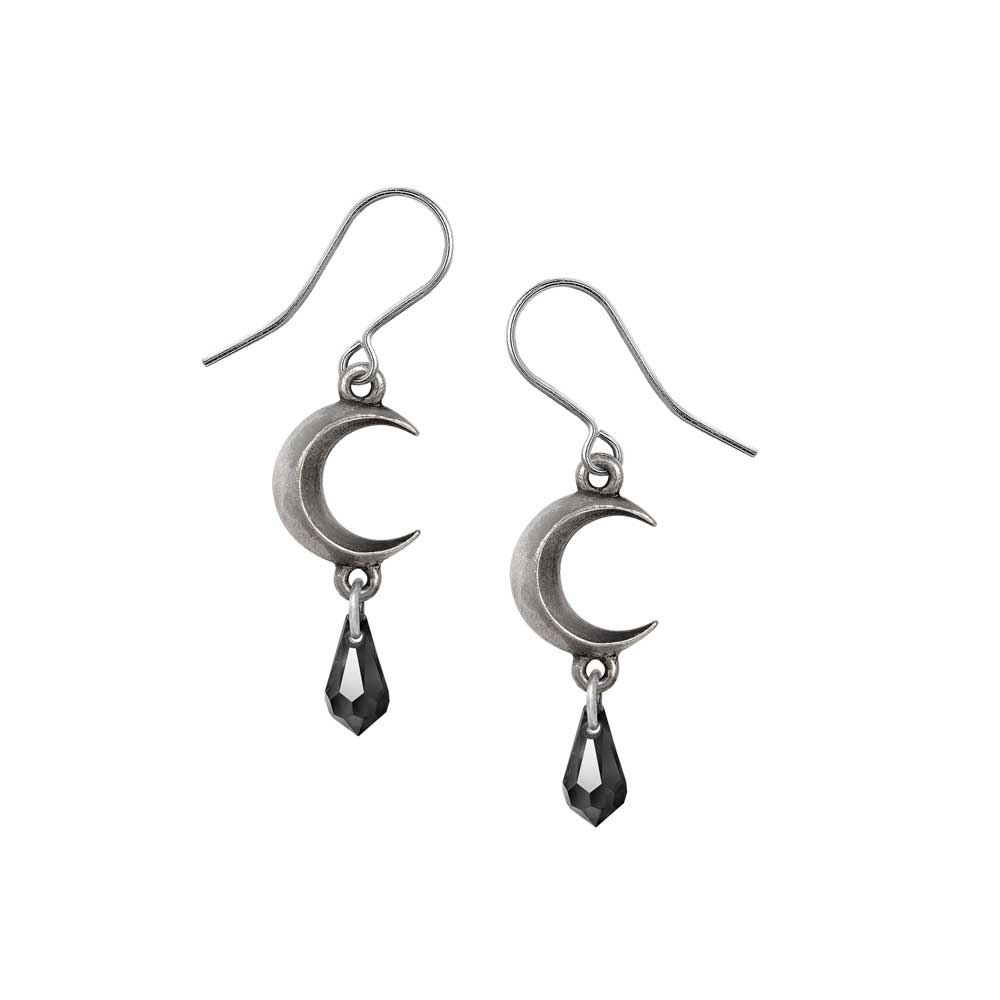 Tears of the Moon Earrings Green - The Shadow Archive