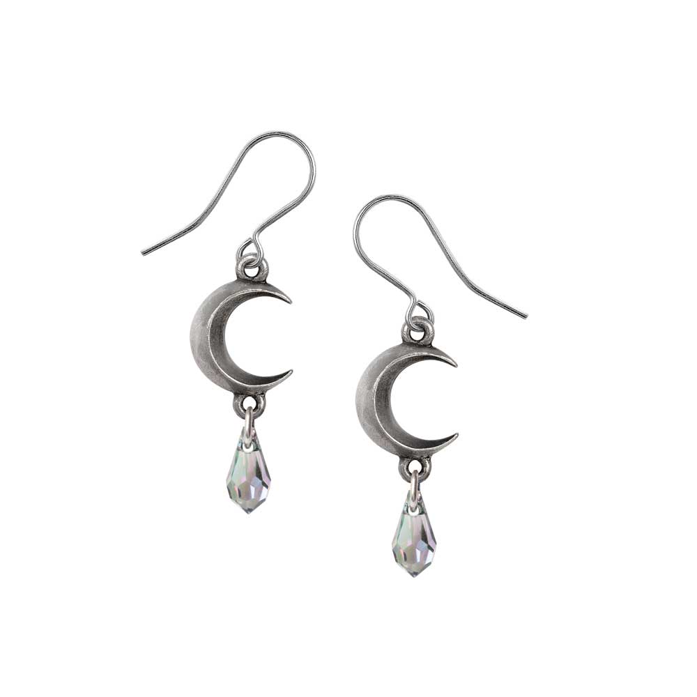 Tears of the Moon Earrings Green - The Shadow Archive