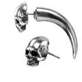 Tomb Skull Horn Earring - The Shadow Archive